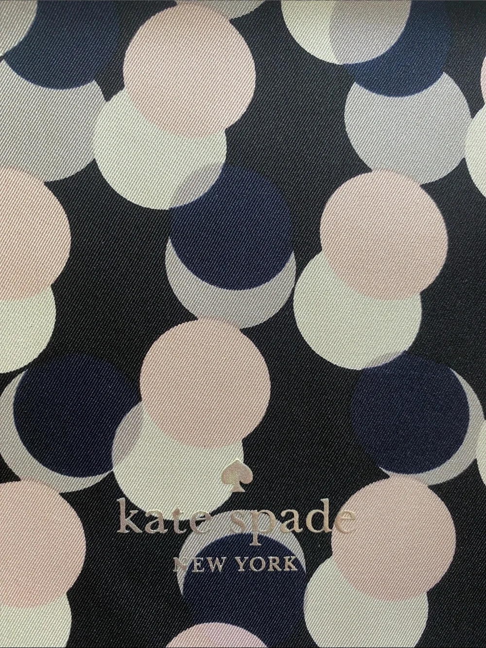 Kate Spade Polka Dot Silk Scarf